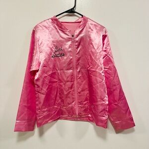 Pink ladies jacket! Grease movie dress up costume jacket size large!